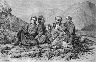 Eseltreiber, aus La Syrie d