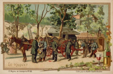 Frachtwagen (Chromolithografie)