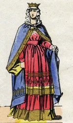 Dynastie der Kapetinger: Porträt von Adele von Savoyen