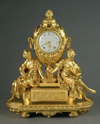 Frühe Louis XVI Kaminuhr, ca. 1765