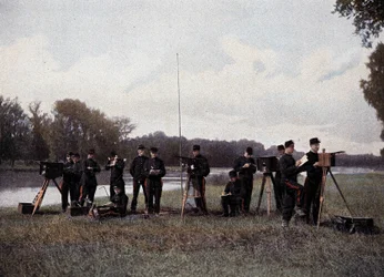 Elektrische und optische Telegrafie - in „Militärisches Album“