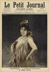 Emma Calvé in Sappho an der Opéra-Comique, Paris