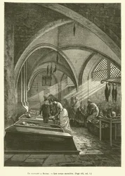 Vorbeifahrt in Bremen (Gravur)