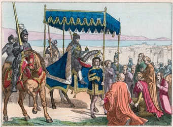 Einzug von Karl VIII. (1470-1498) in Neapel