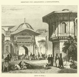 Eingang zum Divan (Gravur)