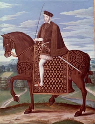 Reiterporträt von Heinrich II. (1519-1559), König von Frankreich