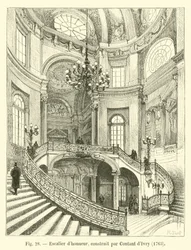 Ehrentreppe, gebaut von Contant d