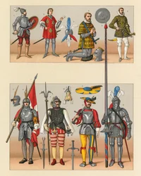 Europa XV-XVI. Jahrhundert Kostüm