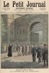 Hinrichtung von Dore und Berland: Verlassen von La Roquette, aus 