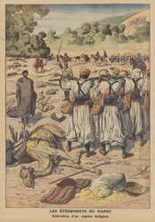 Hinrichtung eines einheimischen Spions in Marokko