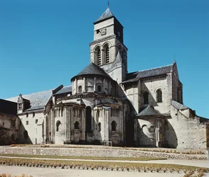 Außenansicht der Abteikirche