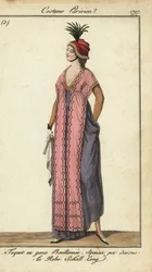 Modische Frauen des Directoire