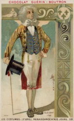 Modisch gekleideter Mann, 1792