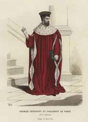 Erster Präsident des Parlaments von Paris, 16. Jahrhundert