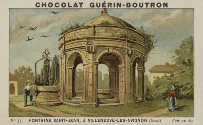 Johannesbrunnen in Villeneuve-les-Avignon, Gard