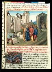 Fr 6465 f.96 Bau der Kirche in Aix La Chapelle durch Karl den Großen (742-814)