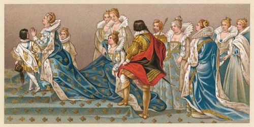 Frankreich XVI-XVII Jahrhundert Kostüm