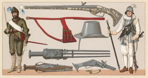 Französische Kostüme des XVI-XVII Jahrhunderts