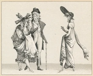 Frankreich XVIII. Jahrhundert Kostüm