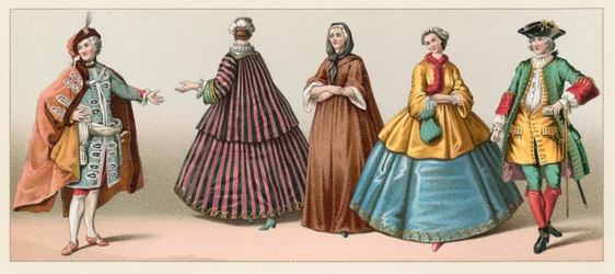 Frankreich XVIII. Jahrhundert Kostüm