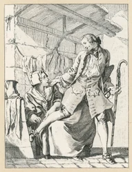 Frankreich XVIII. Jahrhundert Kostüm