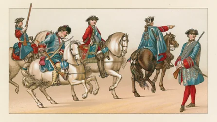 Frankreich XVIII. Jahrhundert Kostüm