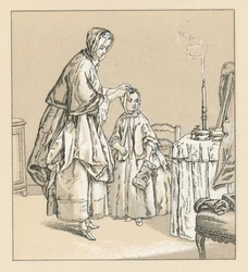 Frankreich XVIII. Jahrhundert Kostüm