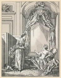 Kostüm des 18. Jahrhunderts in Frankreich