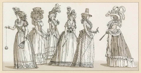 Frankreich XVIII. Jahrhundert Kostüm