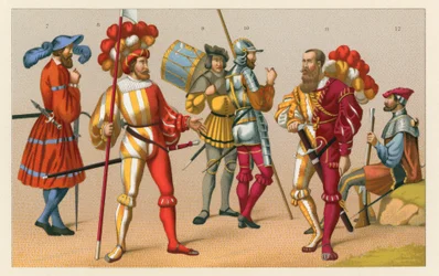 Frankreich XVI. Jahrhundert Kostüm