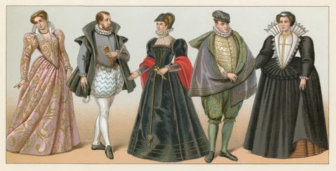 Kostüm Frankreich XVI. Jahrhundert