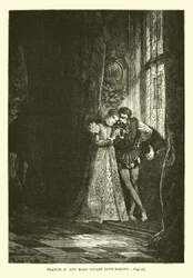 Franz II. und Maria Stuart beim Liebesspiel