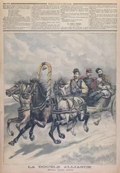 Französisch-russische Allianz, Illustration aus Le Petit Journal, 1893
