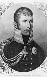 Friedrich Wilhelm III., König von Preußen (Gravur)