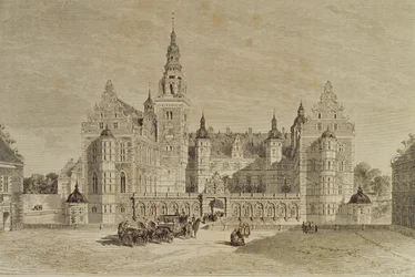 Schloss Frederiksborg, Hillerød, Dänemark, 1850er Jahre, aus `Le Tour du Monde, veröffentlicht in Paris, 1860er Jahre