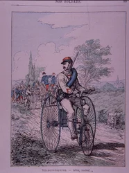 Französischer Armee-Dreiradfahrer (Velocipedist)
