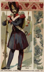 Französischer Nationalgardist, 1848