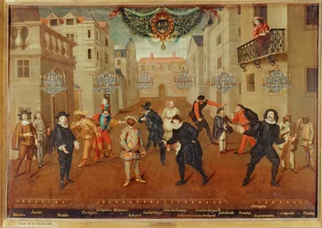 Französische und italienische Komödianten