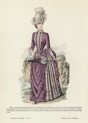 Französische Modeplatte