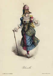 Französische Modeplatte