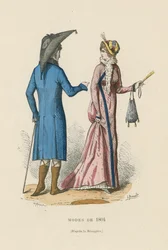 Französische Mode von 1804