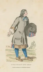 Französischer Bauer, 17. Jahrhundert