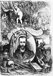 Frontispiz für Champavert von Petrus Borel, dem Lykanthropen (1809-59) 1872