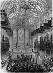 Beerdigung von Prinz Albert (1819-1861), Gemahl von Königin Victoria von England, in der St. George