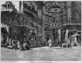 Tor von Biwaristande Qalawim, aus L