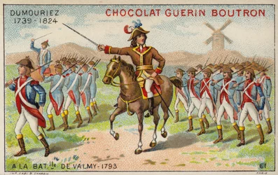 General Dumouriez in der Schlacht von Valmy