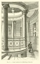 Große Treppe der Bibliothek Mazarine