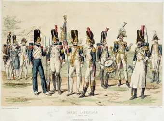 Grenadiere zu Fuß der kaiserlichen Garde Napoleons I.