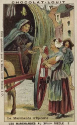 Lebensmittelhändler, 18. Jahrhundert