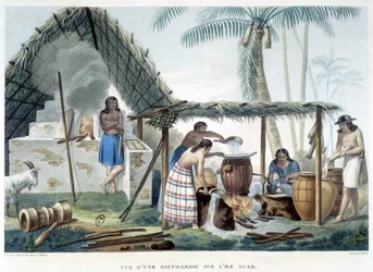 Brennerei auf der Insel Guam.